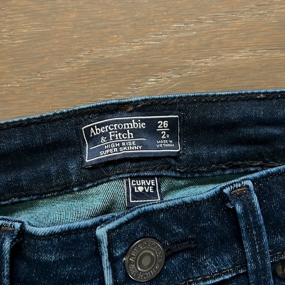 Abercrombie & Fitch Curve Love High Rise Super Skinny Ankle | 26 - Picture 5 of 8